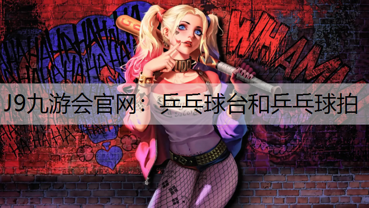 乒乓球台和乒乓球拍
